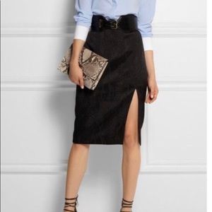 TT: ALTUZARRA for Target Black Snake Embossed Pencil Skirt